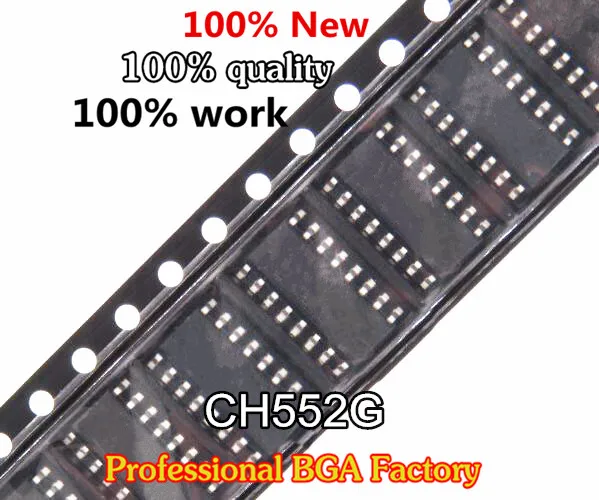 5 шт. 100% новый CH552G 552G CH552 SOP 16|Интегральные схемы| |