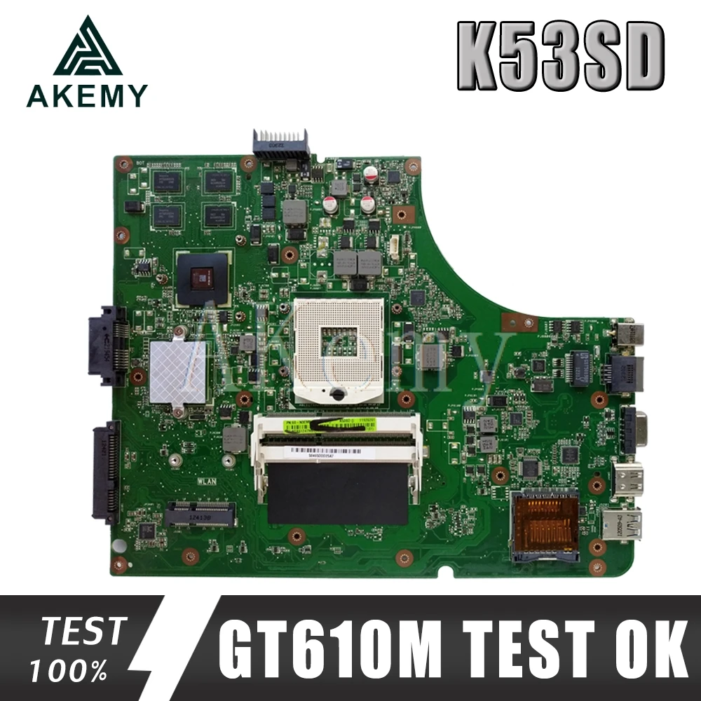 Для Asus K53SD K53S A53S материнская плата для ноутбука Материнская тест на материнскую