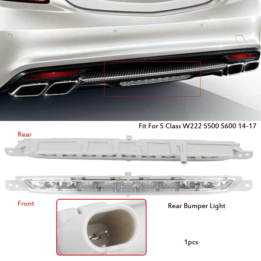 Rear Bumper Light Stop Lamp A2229060048 Fit for Mercedes-Benz S Class W222 S500 S600 2014 2015 2016 2017 | Автомобили и мотоциклы