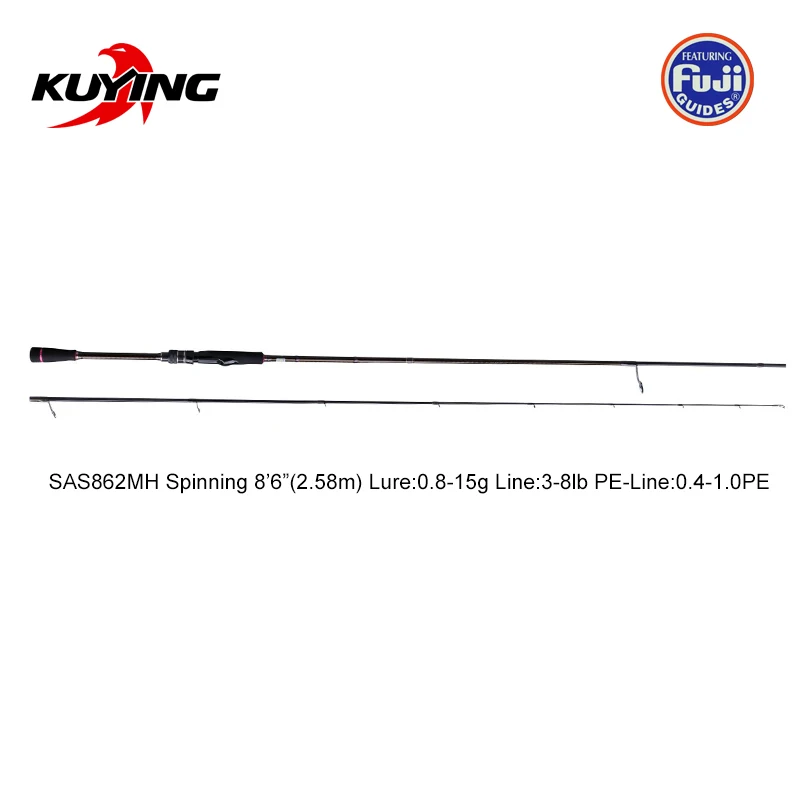 

Superlite Ajing 2.28m 7'6" 2.58m 8'6" Spinning Casting Lure Fishing Rod Stick Cane Pole Super Fast Action Bottom Water