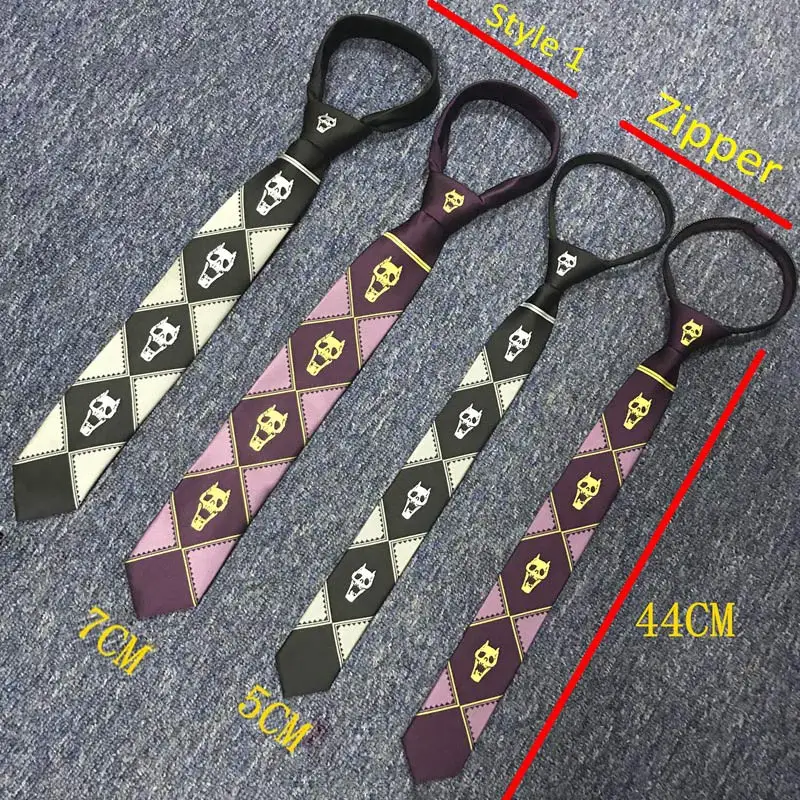 Галстук для косплея с принтом Необычные приключения Джоджо шейный галстук
