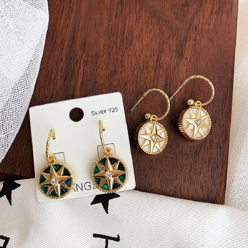 

Hoop Woman Hanging dangle earrings 2021 trend new piercing Ear cuffs korean fashion stud clips