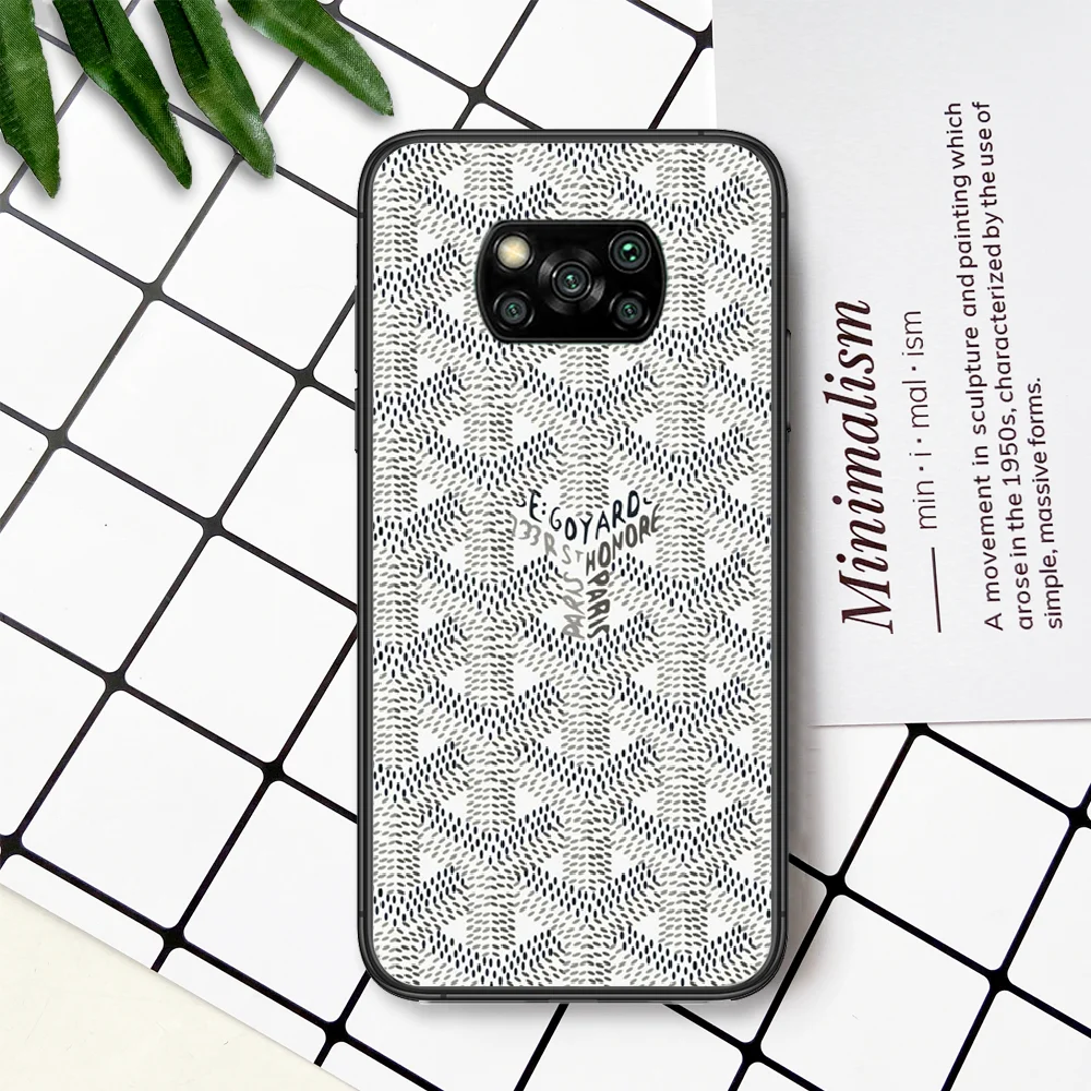 

Colorful Goyade Phone Case For Xiaomi Mi Note 10 A3 9 MAX 3 A2 8 9 Lite Pro Ultra black Funda 3D Shell Painting Hoesjes Silicone