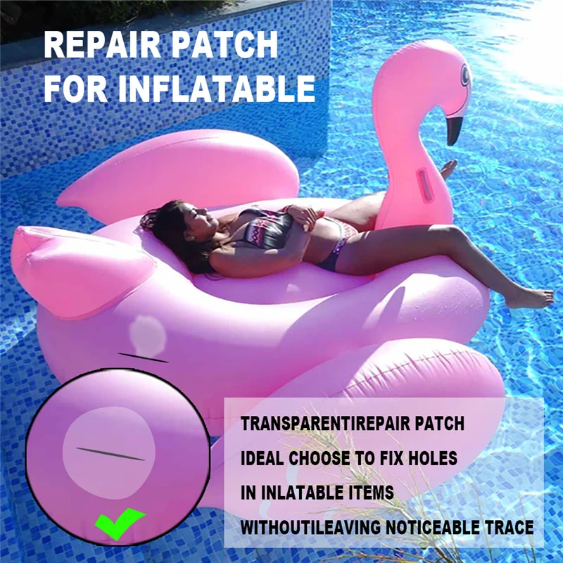 

30 Self-Adhesive Pool Repair Patch Kit Vinyl Plastic Repair Patch Pool Patches For Above Ground Pools Inflatable Boats Products