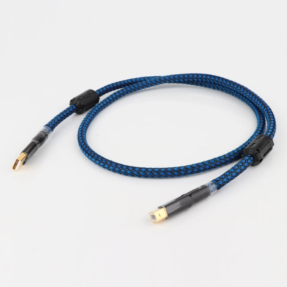 

2 фута/3 фута/5 футов HIFI USB-кабель DAC A-B Alpha OCC Digital AB Audio A to B High End,