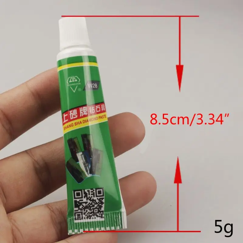 

1/12Pcs Diamond Polishing Lapping Paste Compound Syringes W0.5 ~40 Micron Glass Metal Grinding Polishing Abrasive Tools