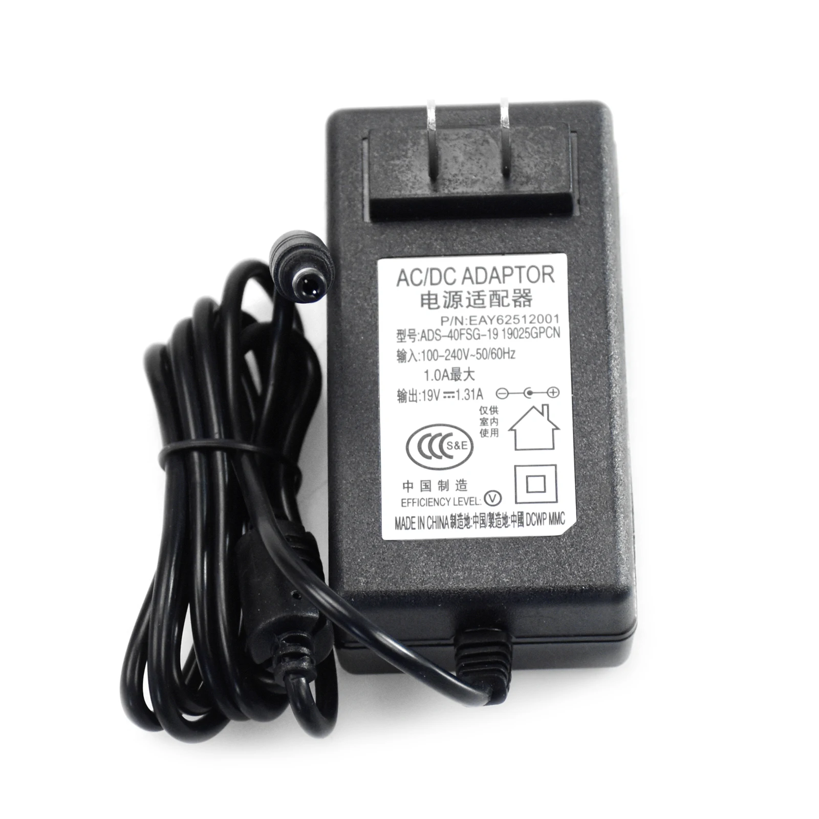 AC100V 240V для АОС I2080SW ЖК дисплей Мощность адаптер 19V1.3A штепсельная вилка