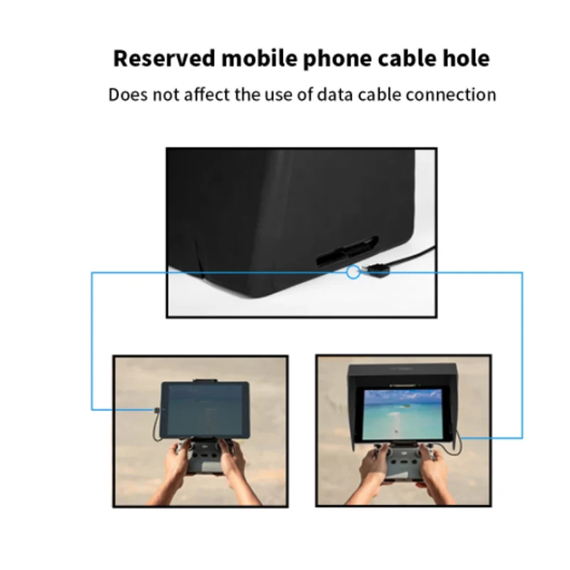 tablet sun hood for dji mavic air 2s dji mini mavic 2mavic prospark remote controller sunshade accessories 10 1 11 5 inch free global shipping