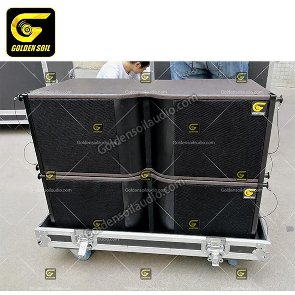 Goldensoil Audio KR212 двойная 12 ''пассивная линейная акустическая система KR208 линейный