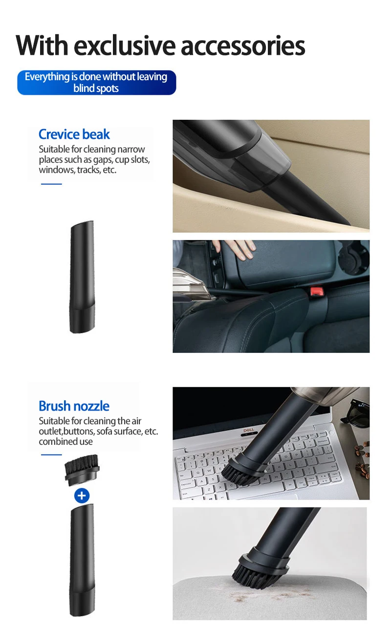 

Car Products Home Appliance Vacuum Cleaner Handheld Wireless Vacuum Powerful Rechargeable Car Vacuum Cleaner