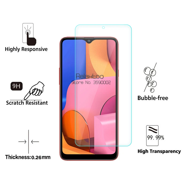 2-in-1 camera lens tempered glass For samsung galaxy a20s 2019 screen protector samsun a 20s a207F SM-A207F 6.5" protective Film |