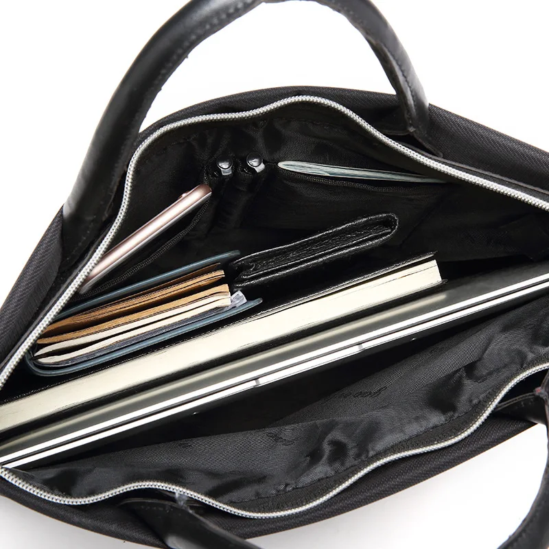 Офисный водонепроницаемый портфель LESENUO A4 сумка из ткани Оксфорд