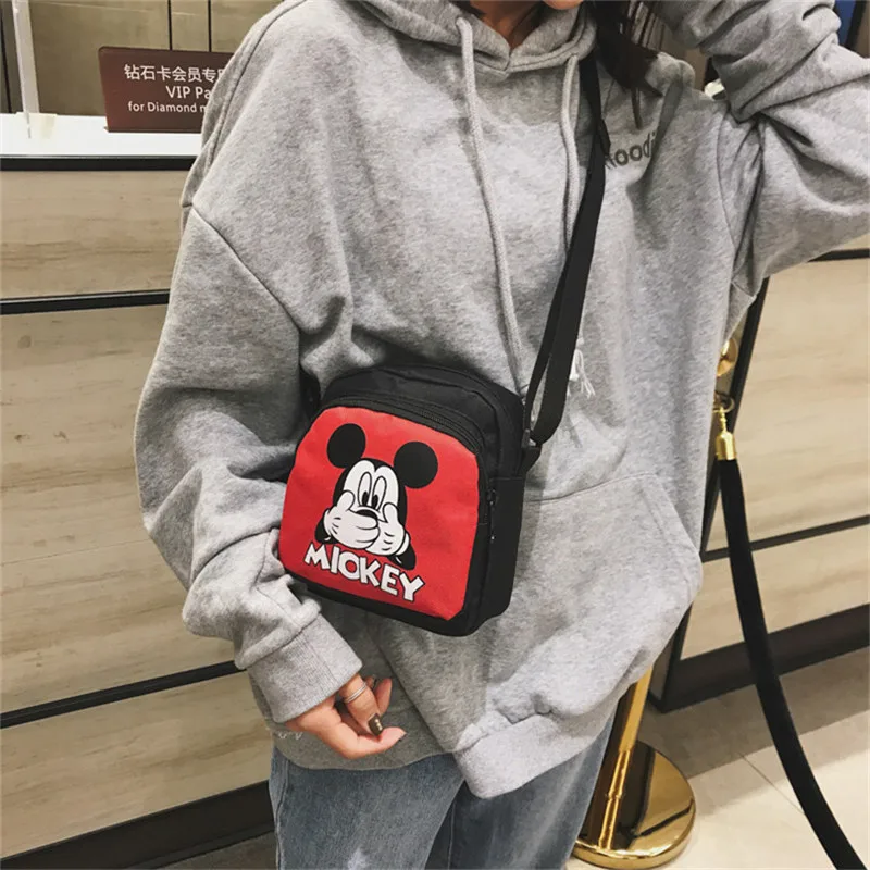 Дисней Микки мультфильм изображение Наплечная Сумка Мужские и женские общие