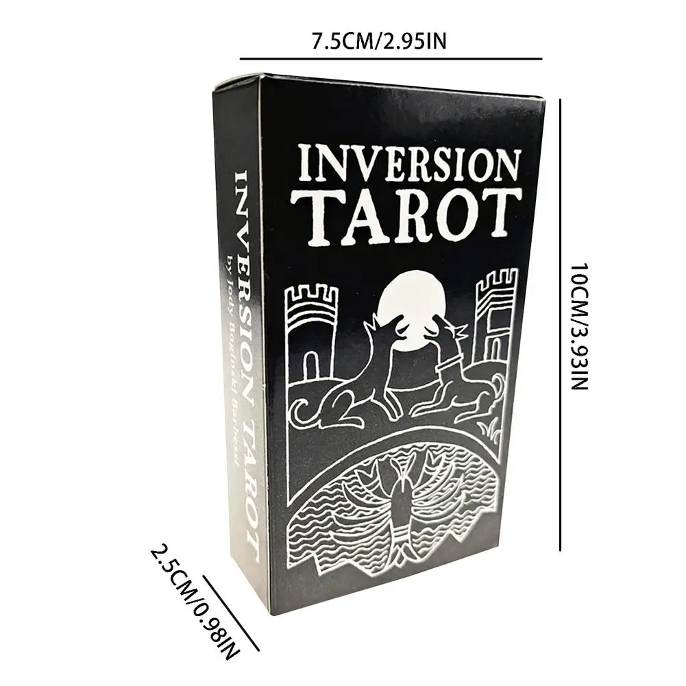 

Inversion Tarot Cards Deck Party Game Card Tarot Cards For Divination Personal Use Tarot Deck Full English Version