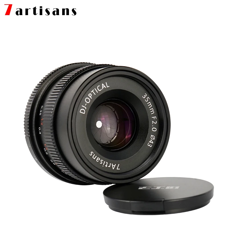 Объектив 7artisans Prime 35 мм f2.0 для всех серий беззеркальных камер Sony E-mount A7 A7II A7R A7RII A7S