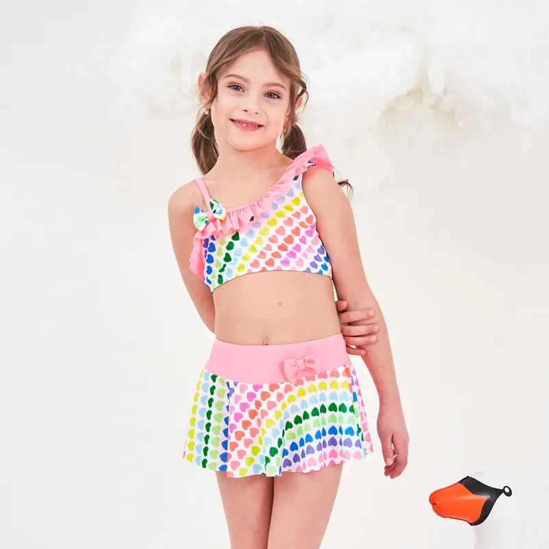 Новинка 2019 купальник для маленьких девочек искусственные купальники детский