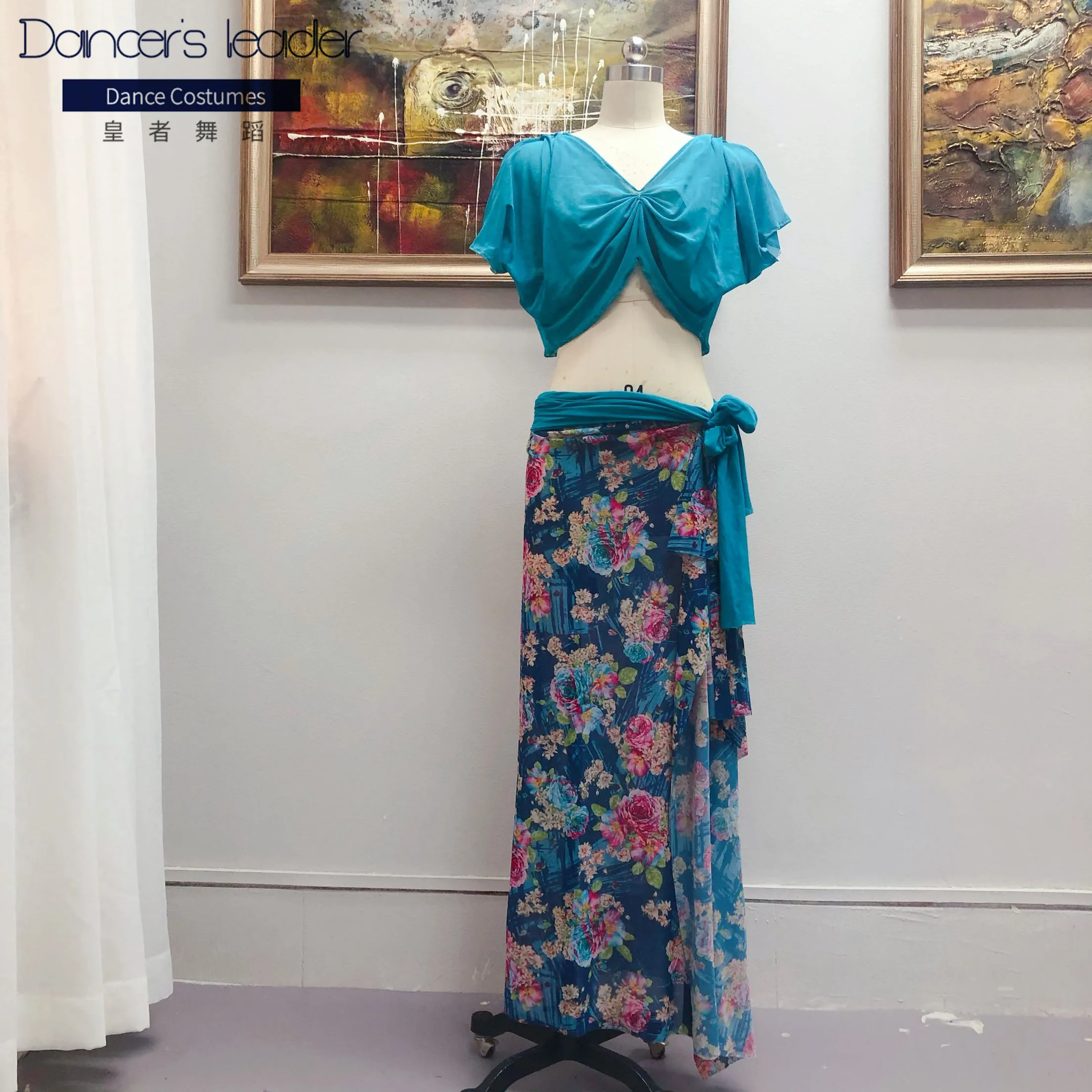 

2020 new belly dance oriental dance adult practice clothes practice clothes sexy mesh hip scarf long skirt customization