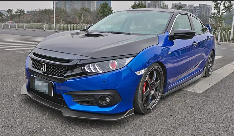 Задний спойлер для Honda Civic 2015-2018 задний переднего бампера EC ABS | Автомобили и