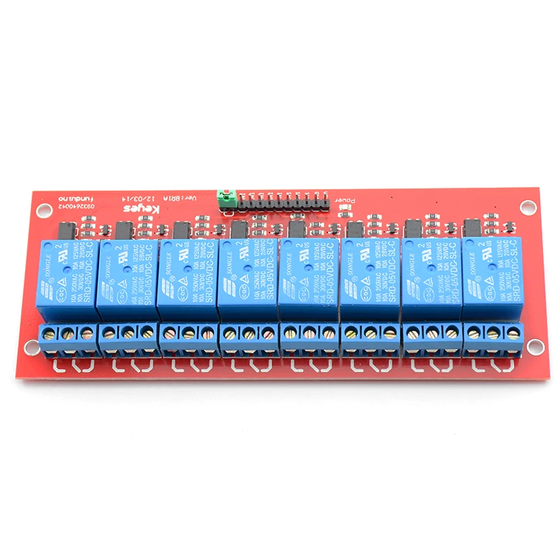 8 Channel 5V Relay Module with Optocoupler Support High and Low Level Trigger|relay module|channel 5v relay modulerelay |