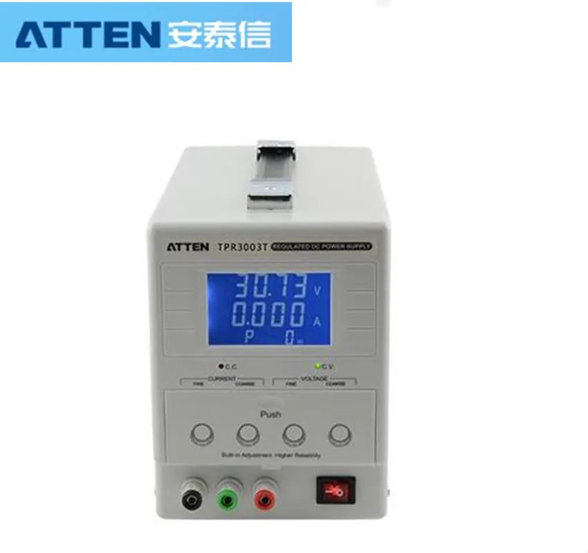 Трехканальный источник питания постоянного тока с регулируемым напряжением