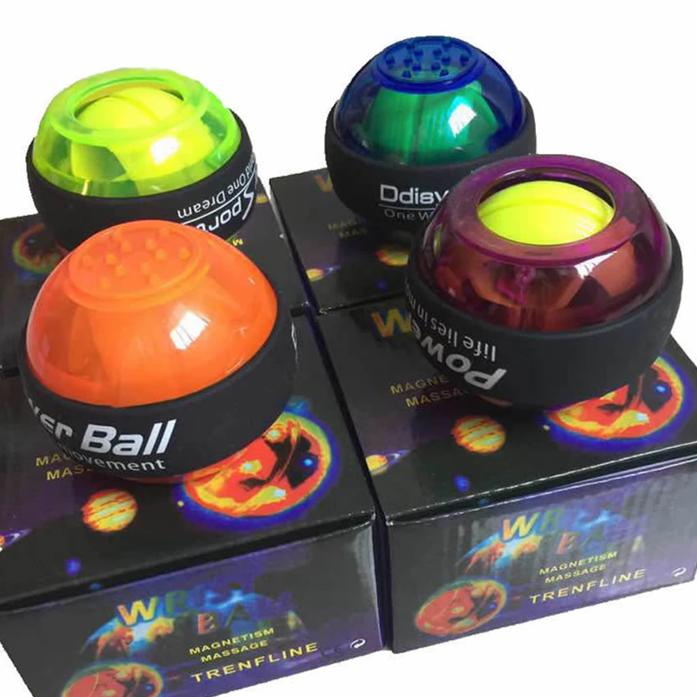 Самозапуска светодиодный светильник Мощность мяч тренер гироскоп расслабиться