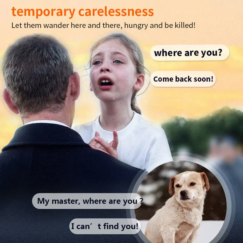 Ошейник с GPS-трекером для домашних животных водонепроницаемый собак и кошек