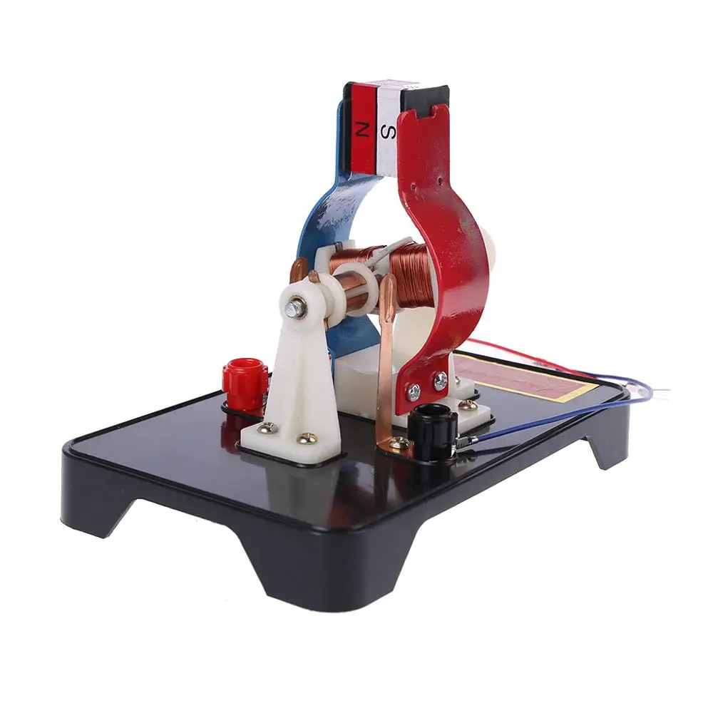 DIY простой электродвигатель постоянного тока Модель собрать комплект для детей