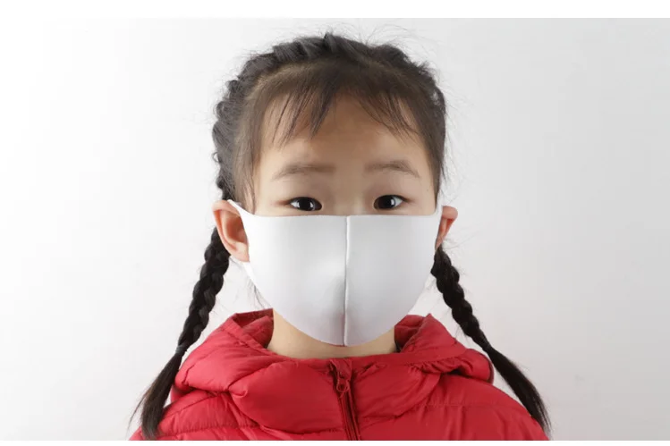 Белая сублимационная маска для подростков и взрослых 50 шт./лот | Компьютеры офис