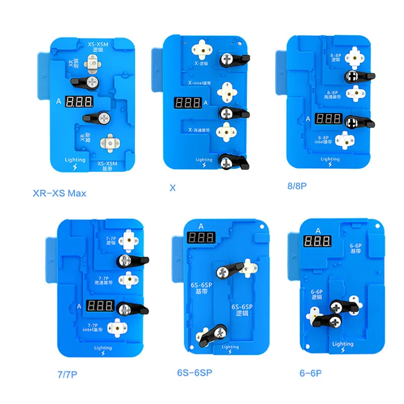 Full Set JC PRO1000S для iPhone 6/6 S/6 S plus/6SP/7/7 P/8/8 P/X/XS/XR/XS Max Baseband микросхема программист чипов материнских плат Чтение/ напишите ремонт - Цвет: Full Set