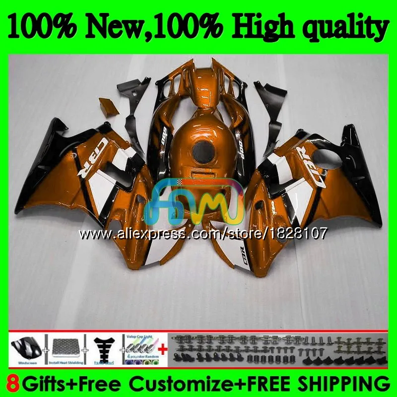 

600CC обтекатель для HONDA CBR600F3 металл оранжевый CBR 600 FS 600F3 600FS 3BS.183 CBR600 F3 91 92 93 1991 1992 1993 1994 комплект + бак