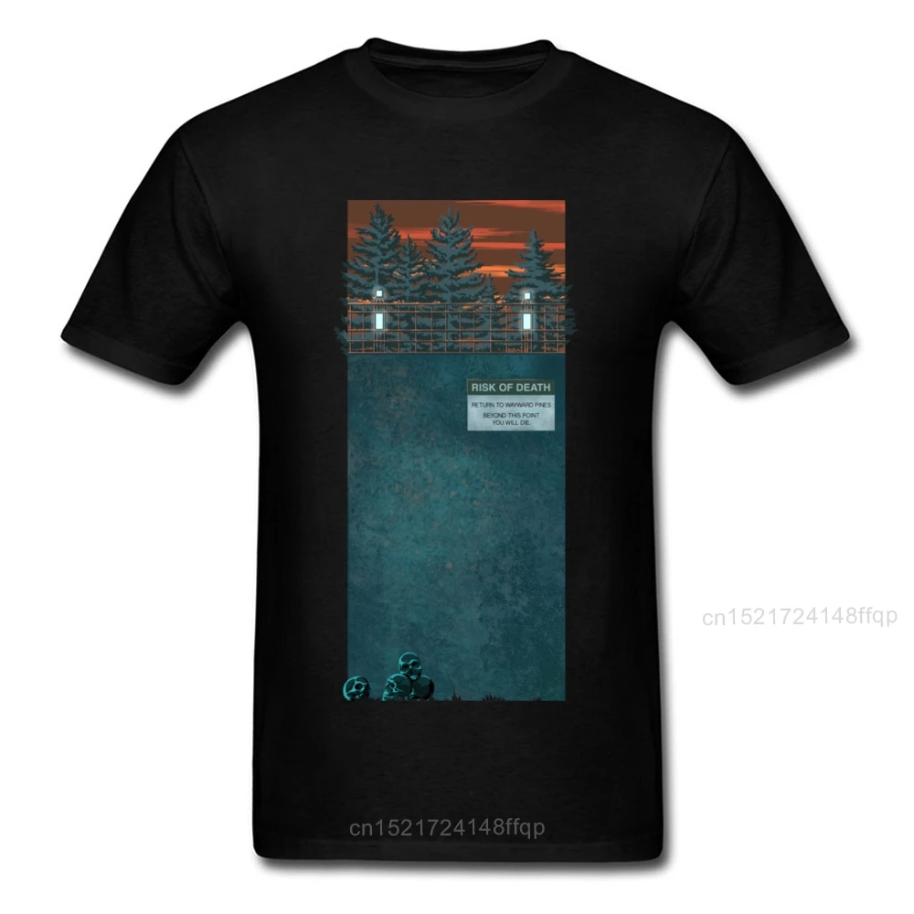 Мужская черная футболка с принтом в виде черепа и коротким рукавом Wayward Dangerous