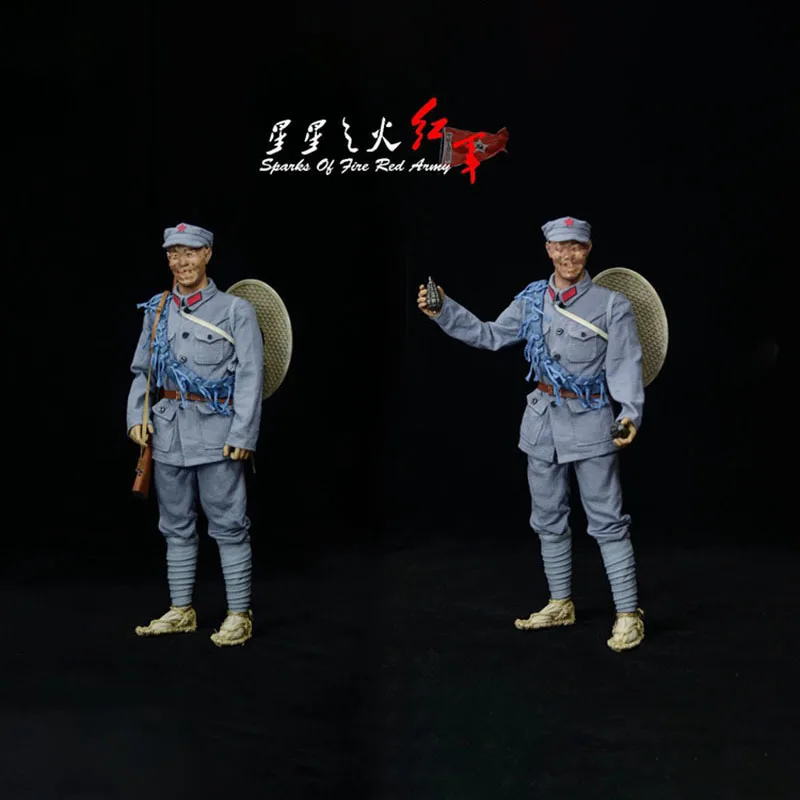 

Sparks Of Fire 1/6 Red Army with Weapon Hanyang Made Rifle Metal Bullet Soldier Accessories Fit 12'' Male Figure Body QOM-1015