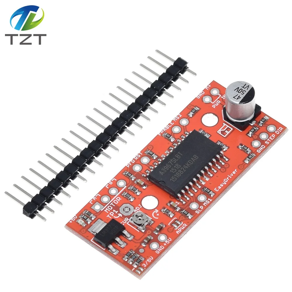 TZT EasyDriver щит тактовый шаговый двигатель драйвер V44 A3967 для Arduino Прямая поставка