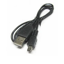 데이터 충전 케이블 코드 어댑터 USB 2.0 A 수-미니 5 핀 B, 최고의 블랙 길이 80/100 cm 데이터 케이블, USB 연장 케이블