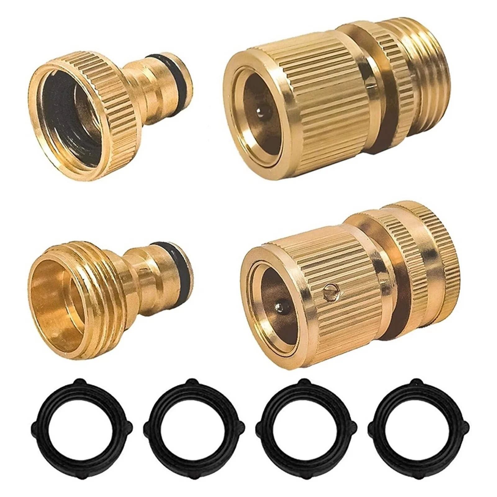 

Соски женские и мужские из твердой латуни 3/4 дюйма, садовый шланг, фитинг