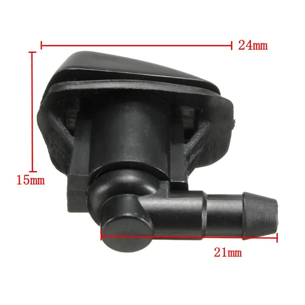 

2pcs/set Front Windshield Washer Wiper Spray Nozzle Windshield Washer Nozzle Kit For Jeep Grand For Cherokee 2005-2010