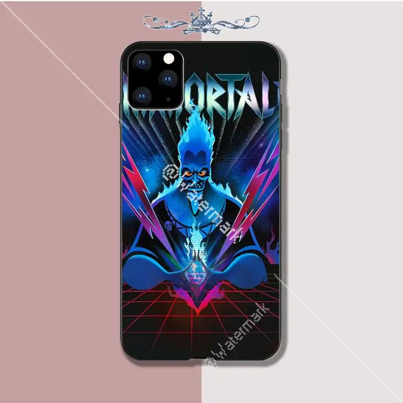 

Hades Soft TPU Black Case Cover For Iphone Se 2020 6 6s 7 8 Plus X Xs Max Xr 11 12 Pro Max Coque