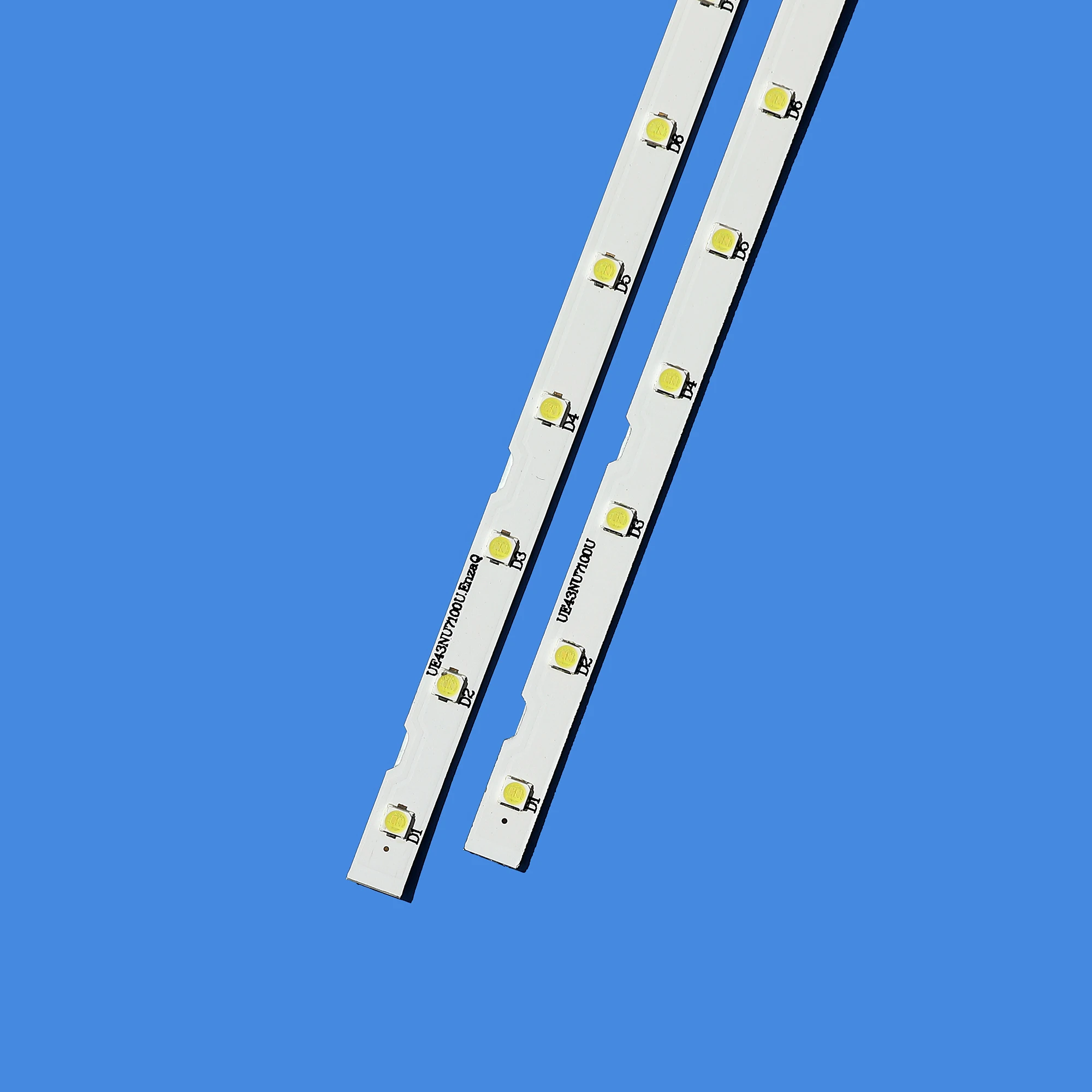New 2 PCS 28 LED Strip Light for Samsung 43 &quotTV UE43NU7100U AOT_43_NU7100F_2X28_3030C BN44-00947A UE43NU7120U | Лампы и освещение