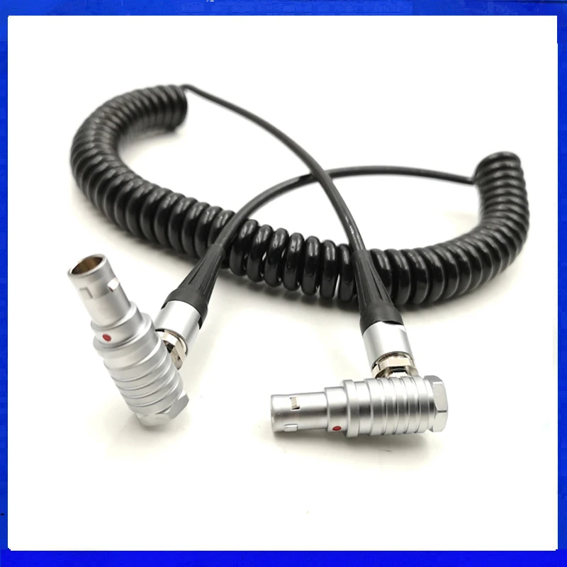 Прямоугольный 2 контактный адаптер питания спиральный кабель для камеры Teradek Bond /