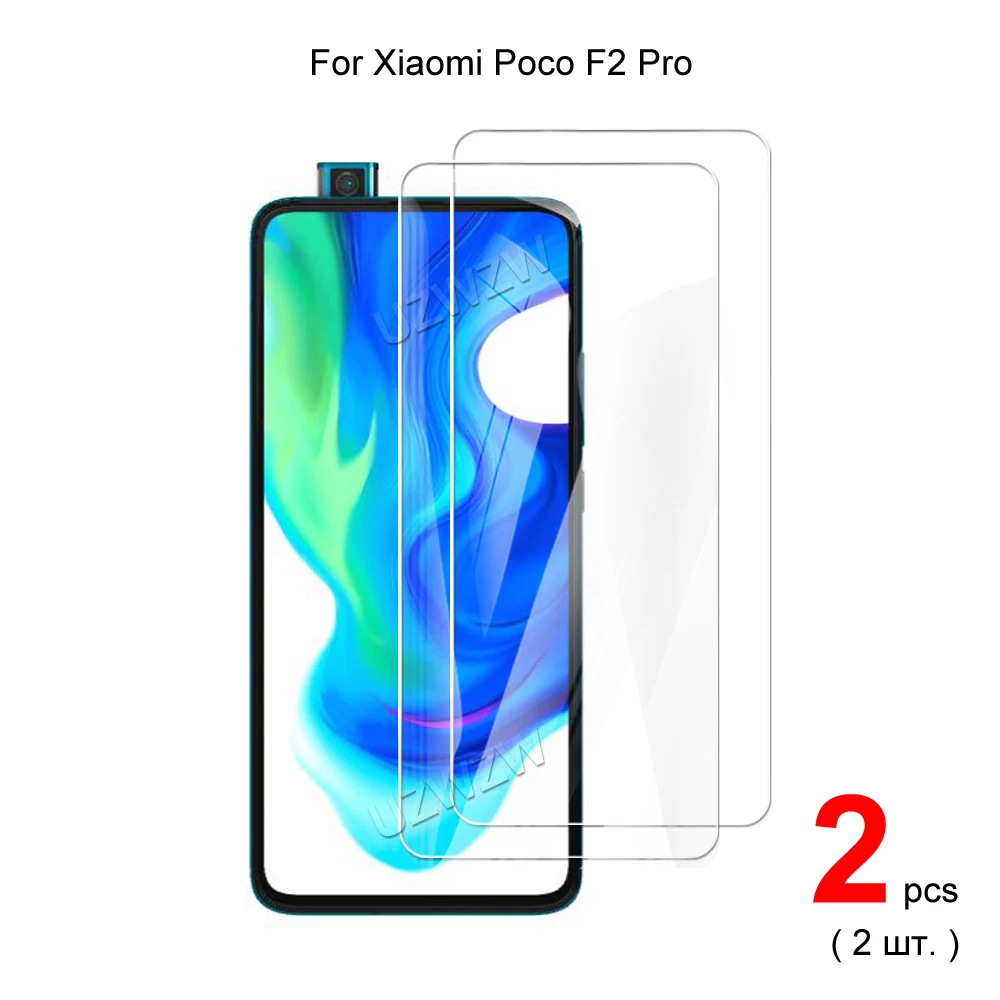 

For Xiaomi Poco F2 Pro Premium 0.26mm Tempered Glass Screen Protector Protective Guard Film HD Clear