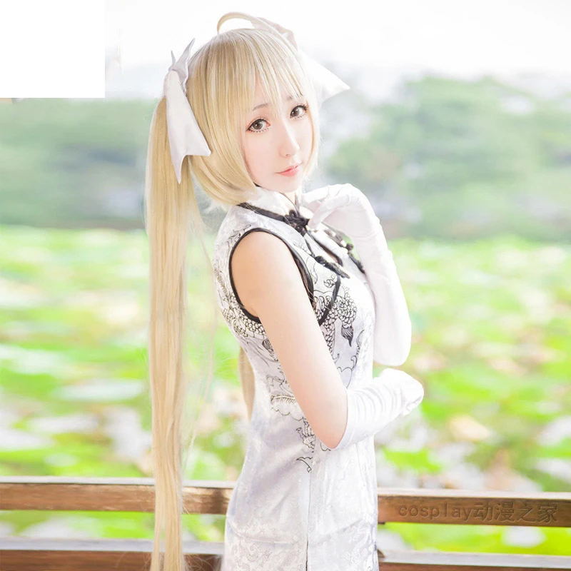Женский костюм для косплея Yosuga no Sora традиционный китайский чонсам светлый