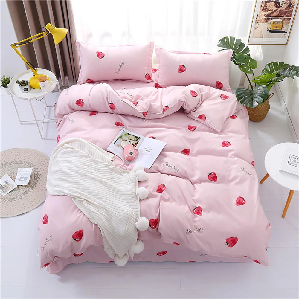 Оригинальный оригинальный комплект для односпальной кровати милый простой