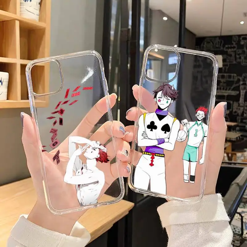 

Hisoka Anime Hunter X hunter Phone Case For iphone 13 12 11 8 7 plus mini x xs xr pro max Transparent soft