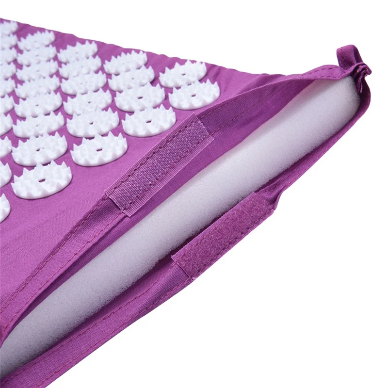 

Massager Cushion Massage Yoga Mats Acupressure Mat Relieve Stress Back Body Pain Spike Acupuncture Mat With Pillow in stockQ