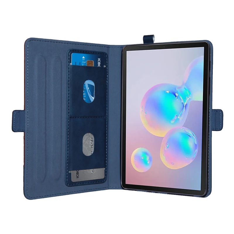 Многофункциональный кожаный чехол с двойной подставкой для samsung Galaxy Tab S6 10,5 T860 Бизнес Флип-бумажник смарт-чехол для samsung T865
