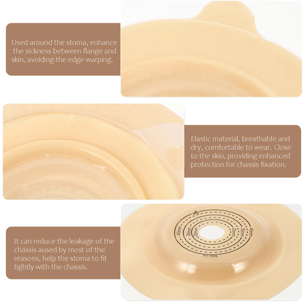 

Cuttable Ostomy Ring Convex Disposable Ostomy Supply Health Care Accessories