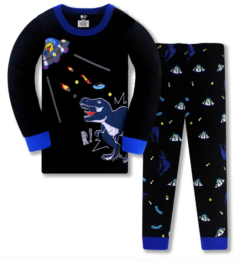 2021 детская одежда комплект детской одежды пижамный для мальчиков стильная
