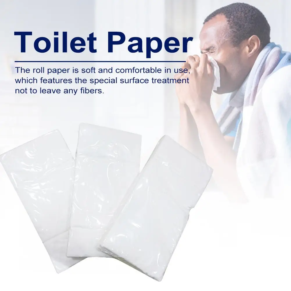 4 пачки локоны волос автомобиля родной древесной массы ткани Бумага 3 слойная