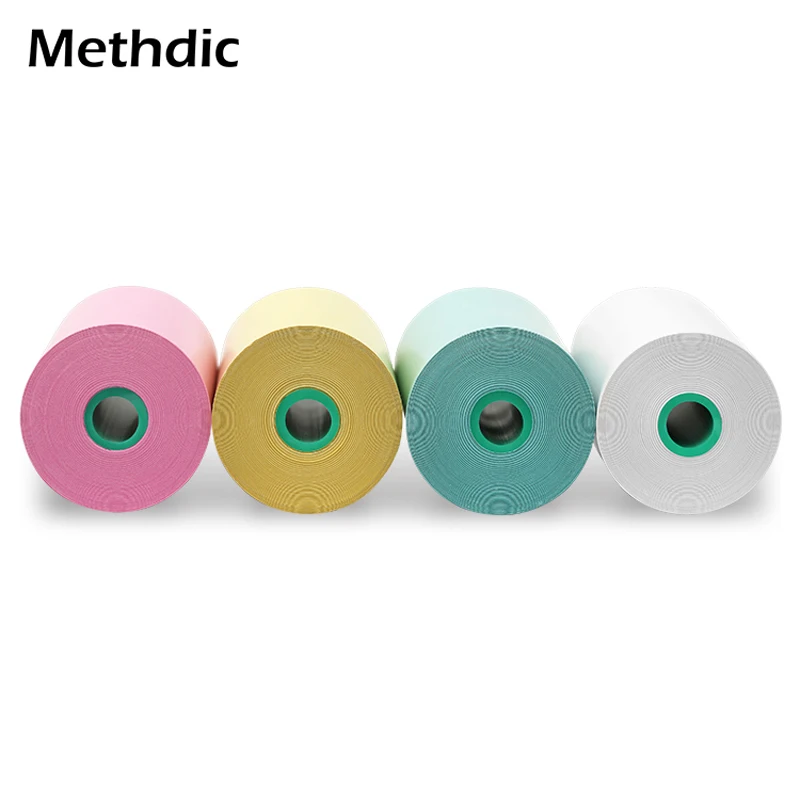 Метдическая термальная бумага рулон печать наклеек для мини-Принтера Аксессуары