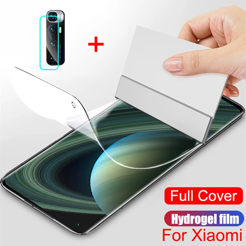 Защитная Гидрогелевая пленка для Xiaomi Mi 8 10 Ultra 9 SE Lite 9T a1 a2 a3 Note Poco F1 F2 Pro CC9 Защитное